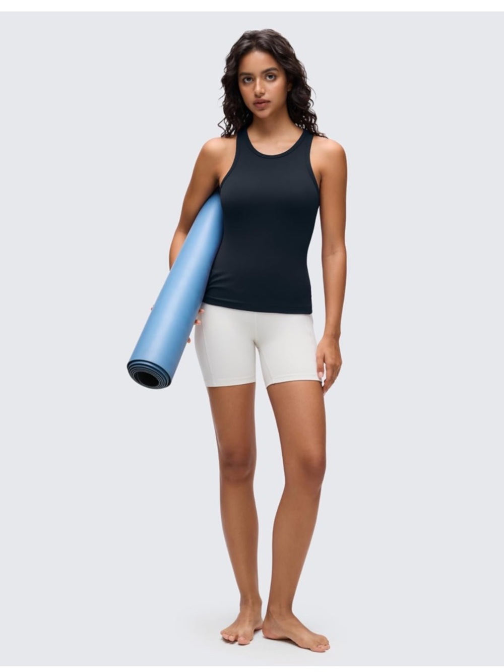 NWT!! CRZ YOGA True Navy Butterlux Racerback Performance Tank